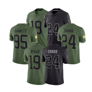 Nouveauté, best-seller, nouveau design, vente en gros, maillot de football américain brodé pas cher pour hommes - Product Image 3