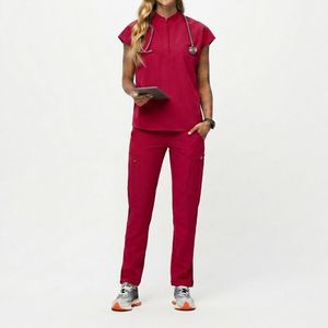Custom Medical <b>Scrubs</b> <b>Set</b> Nurse Uniform Breathable Comfortable Hospital Workwear OEM OEM Service Medical <b>Scrubs</b> <b>Set</b> - Product Image 4