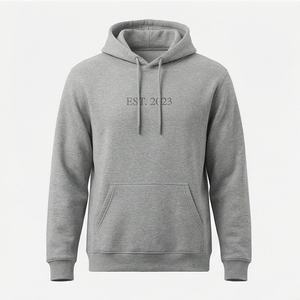 Sudadera con Capucha de Algodón Grueso de Calidad al por Mayor para Hombre, Estampado Personalizado, Lujosa, Oversize, Estilo Urbano de Invierno - Product Image 1