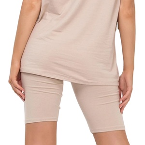 Conjunto de 2 piezas para mujer, conjunto doble de algodón 100% para mujer, tejido sostenible de secado rápido, diseño personalizado, atuendo informal para uso diario 2026 HI - Product Image 5