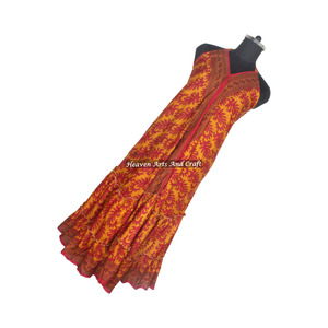Vestido de Sari de Seda Vintage Indio Ligero para Verano, Vestido de Tela Sari para Mujer, Elegante Vestido de Noche sin Mangas para Cena - Product Image 3