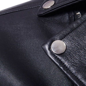 Premium <b>Men</b> Genuine Leather <b>Jacket</b> Stylish Design Comfortable Fit Waterproof Windproof Eco-Friendly High Street Winter Casual - Product Image 4