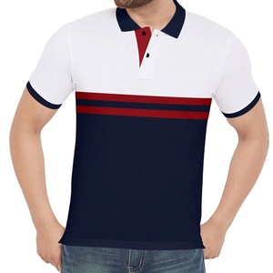 เสื้อโปโลผู้ชายไซส์ตามสั่งสไตล์ผู้ผลิตใหม่ฤดูร้อนลายพื้น - Product Image 1