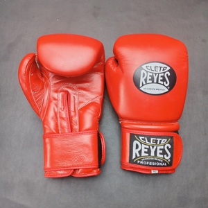 Guantes de Boxeo de Cuero Vacuno Premium con Cierre de Velcro Estilo Mexicano, Logotipo Personalizado, para Sanda, Antideslizantes, con Correa de Muñeca Ajustable - Product Image 4
