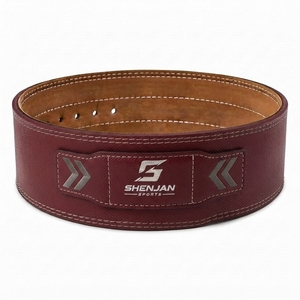 Ceintures de musculation en cuir de vachette personnalisées avec logo OEM - Boucle réglable antidérapante, protection avancée pour l'entraînement en salle de sport - Product Image 1