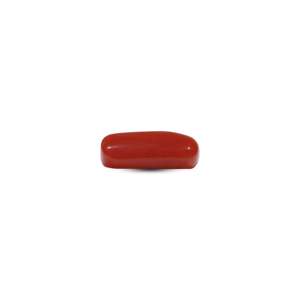 Natural Red Coral Oval Cabochon 6.95 Carat Loose Gemstone for Fine Jewelry - Product Image 3