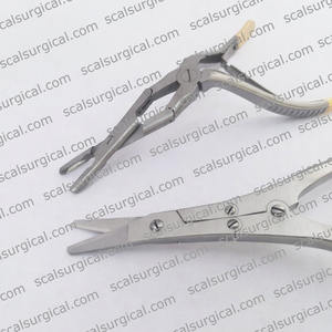 Pinzas para Septum Jansen Middleton Anguladas de 19 cm, Acero Inoxidable Alemán, Instrumento Quirúrgico Nasal ORL - Product Image 3