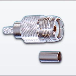 N Type Male <b>Plug</b> Connector 50 Ohm Crimp RF Coaxial <b>Adapter</b> In Line Free Hanging Straight Male Pin Kitting Cable Assembly Part - Product Image 3