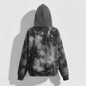 Sudaderas Cómodas de Invierno para Mujer, con Pedrería, Tejidas, Lavado Ácido, 100% Algodón Suave, Ligeras, para Uso Diario Informal - Product Image 2