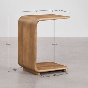 Modern Minimalist Solid Teak Wood Handmade Sideboard Dining Room Furniture for Hotel Use - Product Image 6