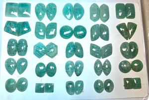 Piedra Preciosa de Amazonita Verde Natural, Corte Rosa, 150 Quilates, Piedras Sueltas para Joyería - Product Image 4