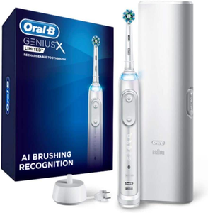 Cepillo de Dientes Eléctrico Recargable Oral-B Genius X Limited con 1 Cabezal de Repuesto, Estuche de Viaje, Blanco - Product Image 4