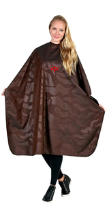 Cape de coiffure en polyester/nylon/coton, écologique, portable, résistante à l'eau, pour salon de coiffure - Product Image 3