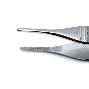 Pinzas de Disección Adson Marrones de 11 cm del Fabricante, Grado Quirúrgico, 1x2 Dientes, Acero Inoxidable de Grado Médico, Juego de Instrumentos Manuales - Product Image 3