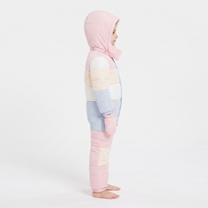 Mono de Nieve para Niñas HAWK EYE con Bloques de Color, Capucha, Cremallera, Aislamiento Sintético, Impermeable, Ropa de Invierno - Product Image 2