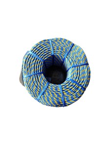 Cuerda de PP Azul y Amarilla de Venta Caliente, Cuerda Trenzada de Película Dividida Tipo Telstra - Product Image 1