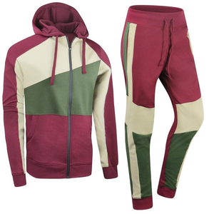 Conjunto Deportivo 2 en 1 Personalizado Unisex Verde Sólido con Capucha, Sudadera Ligera de Manga Larga y Pantalones con Cordón, Transpirable, de Algodón - Product Image 4