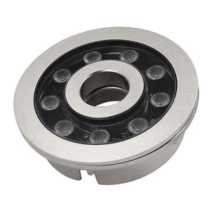 48W RGB IP68 Waterproof Aluminum Alloy Square LED <b>Light</b> with Dimmer Ra90 CRI 6000K Daylight for Pool Fountain Landscape Lighting - Product Image 1