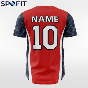 Premium Quality Custom Men’s Printed <b>Baseball</b> Jersey 100% Polyester Plain Short Sleeve Sports Jersey OEM Service - Product Image 5