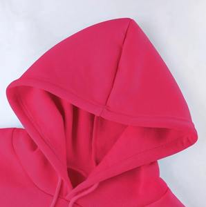 Sudadera con capucha informal de algodón para mujer, holgada, con hombros caídos y bajo acanalado, al por mayor - Product Image 3