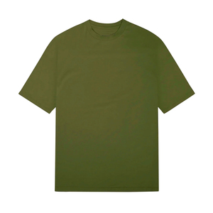 High Quality 100% Cotton Custom Men's Oversized T-Shirts <b>Blank</b> Heavy <b>Weight</b> Boxy Fit Printing Logo Streetwear Breathable - Product Image 3