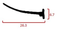 Joints d'étanchéité de porte en TPE/TPV noirs personnalisés de haute qualité pour l'île de Singapour, modèle Gaintech 80272