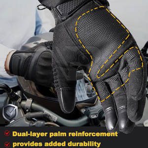 Gants de moto pour hommes, dernière conception, respirants, en matière douce de qualité supérieure, prix de gros, à doigts entiers - Product Image 3