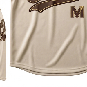 Maillot de baseball personnalisé sublimé respirant à manches courtes col en V imprimé numériquement motif 3D uniforme d'équipe vêtements de sport - Product Image 4