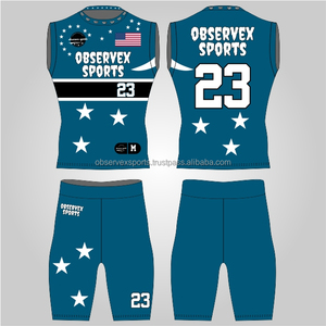 Uniforme de football américain 7V7, uniforme de compression 7ON7, design par sublimation pour le jeu - Product Image 1