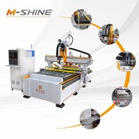 Máquina CNC de Anidamiento ATC MS8-1328, Router CNC para Trabajar la Madera, para Cortar y Tallar, con Piezas Hiwin y YYC para Fabricación de Muebles
