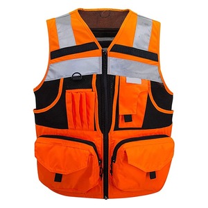 Best Manufacturer's Unisex Premium Quality Polyester security Vest Waterproof Outdoor Work Wear with Custom Logo Support - Product Image 1