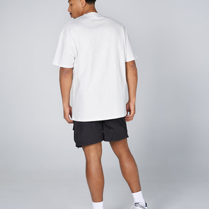 Ensembles de shorts d'été personnalisés pour hommes 100 % coton, grande taille, respirants, écologiques, shorts de sport, survêtements de course en gros - Product Image 2