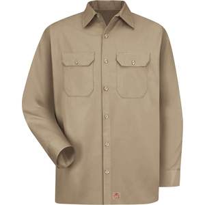 Camisa de Uniforme de Trabajo RK Personalizada para Hombre, Color Rojo - Product Image 3