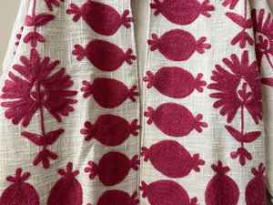 Veste d'hiver matelassée Candy TNT Suzani pour femme, brodée, col montant, style bohème, vêtement d'extérieur tendance pour festival, cadeau pour elle - Product Image 3