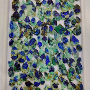 100% naturel bleu Azurite Druzy Cabochon en gros Top qualité Azurite Druzy pierres précieuses en vrac fait à la main faisant des bijoux - Product Image 1