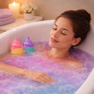 Bombas de Baño Naturales de Marca Privada OEM, Set de Regalo de Vaporizadores para Ducha, Bolas de Baño Efervescentes Orgánicas Hechas a Mano, Empaque Personalizado al por Mayor - Product Image 3