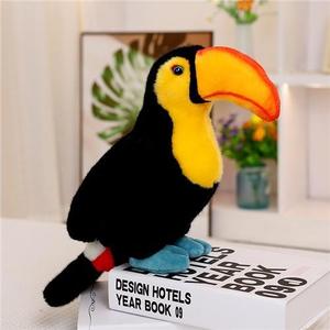 Juguetes de Peluche de Loro Simulado, Relleno de Algodón PP, Regalos de Cumpleaños Unisex para Niños, Adornos Coloridos de Loros Rey para Todas las Edades - Product Image 3