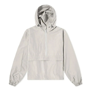 Low MOQ Training Wear Athletic Tracksuit Sets Customized Water Repellent Front Pocket Lightweight Anorak Windbreaker Gym Jackets - Product Image 5