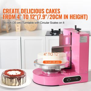 Macchina Elettrica per Decorazione Torte con Bassa Rumorosità e Piatto Girevole Regolabile per Spalmare Crema e Applicare Glassa - Product Image 2