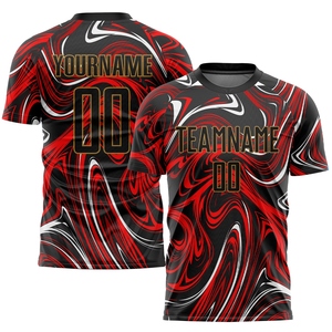 Venta al por Mayor Directa de Fábrica OMMIZ INDUSTRY, Uniforme de Fútbol Personalizado en Color Marrón, Naranja y Blanco Sublimado - Product Image 5