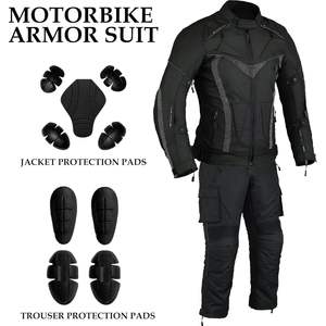 Bacca Moto <b>Men's</b> Cordura Jacket Trouser Motorbike <b>Suit</b> CE Approved Biker Protection <b>Waterproof</b> Racing Gear Breathable Feature - Product Image 2
