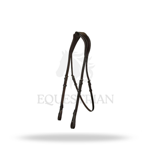 Brida SIDEPULL de tamaño completo para equitación inglesa sin bocado para control del caballo - Product Image 4