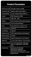 W610 AI智能眼镜摄像头800MP实时翻译物体识别2K视频IP65防水3D立体显示