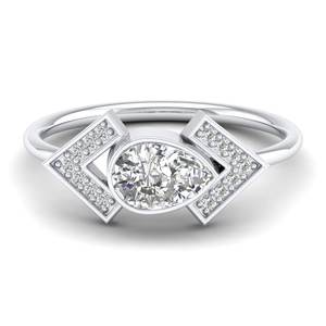 Anillo Solitario REYES Personalizado de Oro Sólido de 14K con Diamante Cultivado en Laboratorio CVD HPHT para Mujer, Joyería Fina de Lujo para Bodas y Fiestas - Product Image 5