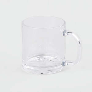 Juego de 2 Vasos de Vidrio Reutilizables Modernos y Elegantes, Transparentes con Logotipo, para Hogar, Oficina, Hotel o Regalos para Fiestas - Product Image 3