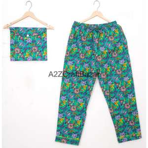 Conjunto de Pijamas de Lujo para Mujer, 100% Algodón, Diseño Floral Romántico, Cuello en V, Manga Larga, Suave y Cómodo, para Usar en Casa en Todas las Temporadas - Product Image 3