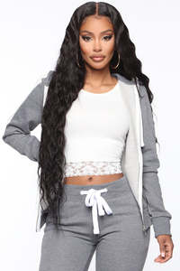 Sudadera con capucha y cremallera de talla grande para mujer, estilo casual urbano, ropa personalizada, fabricante OEM ODM, mercado estadounidense - Product Image 5