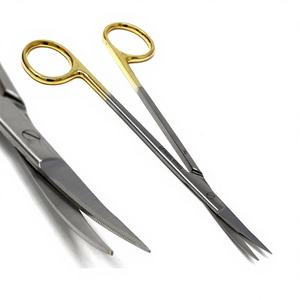 Tijeras de Disección TC SuperCut Kelly Curvas de Acero Inoxidable con Carburo de Tungsteno de 6.25'' con Una Hoja Dentada, Instrumento Quirúrgico con Certificación CE - Product Image 1