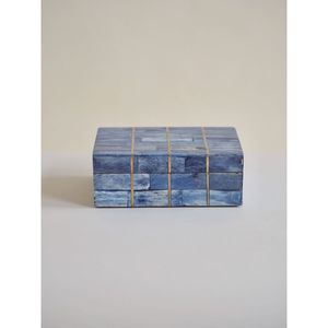 Caja de Almacenamiento Decorativa Hecha a Mano con Incrustaciones de Hueso Tradicional para Sala de Estar y Dormitorio - Product Image 6