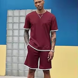 Conjunto Deportivo de Verano para Hombre, Tallas Grandes, Personalizado, Transpirable, Ligero, de Algodón, Secado Rápido, con Logotipo Personalizado - Product Image 3